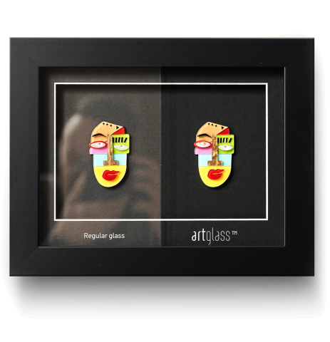 Artglass anti-reflective glass for art